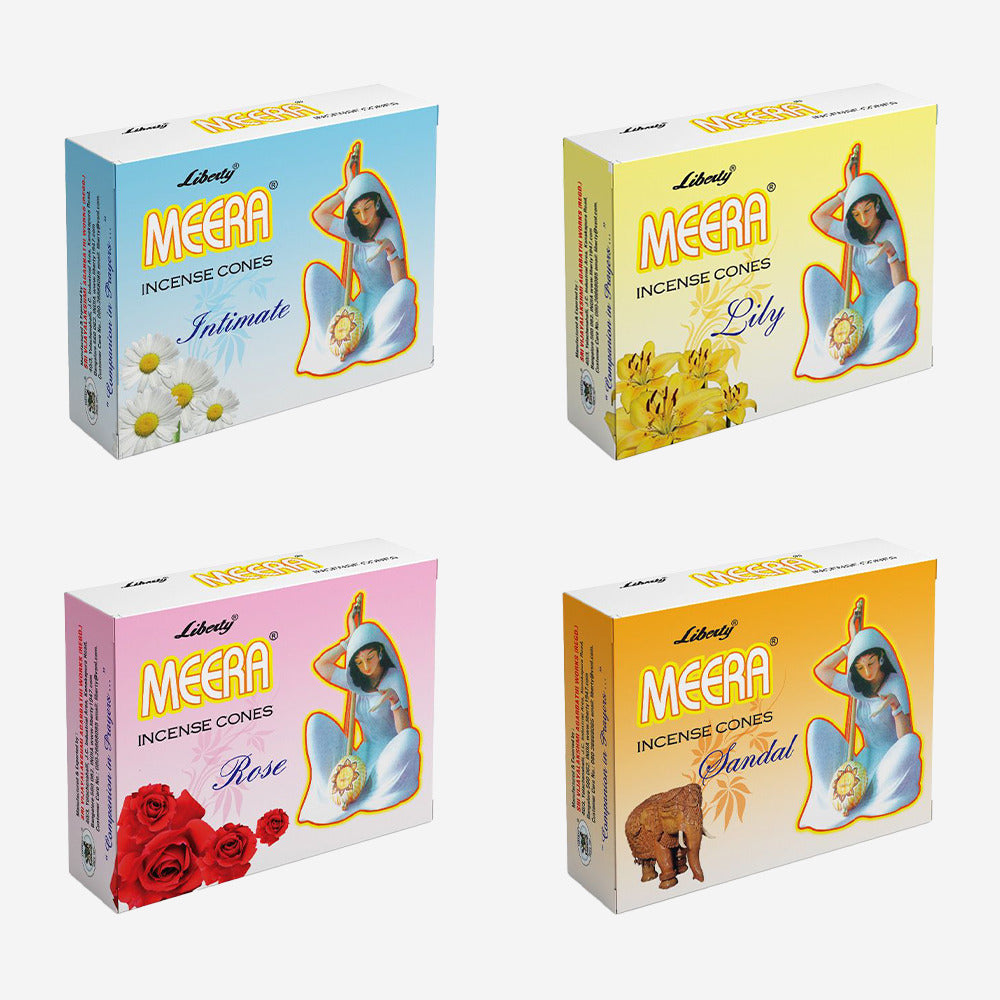 Buy meera four in one incense cones in one pack