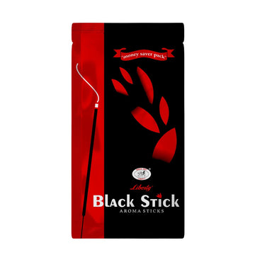 Black Stick Incense Sticks Zipper Pouch