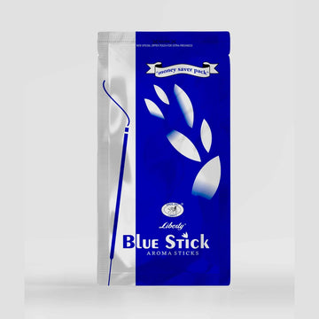 Blue Stick Incense sticks Zipper pouch