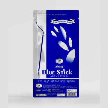 Blue Stick Incense sticks Zipper pouch