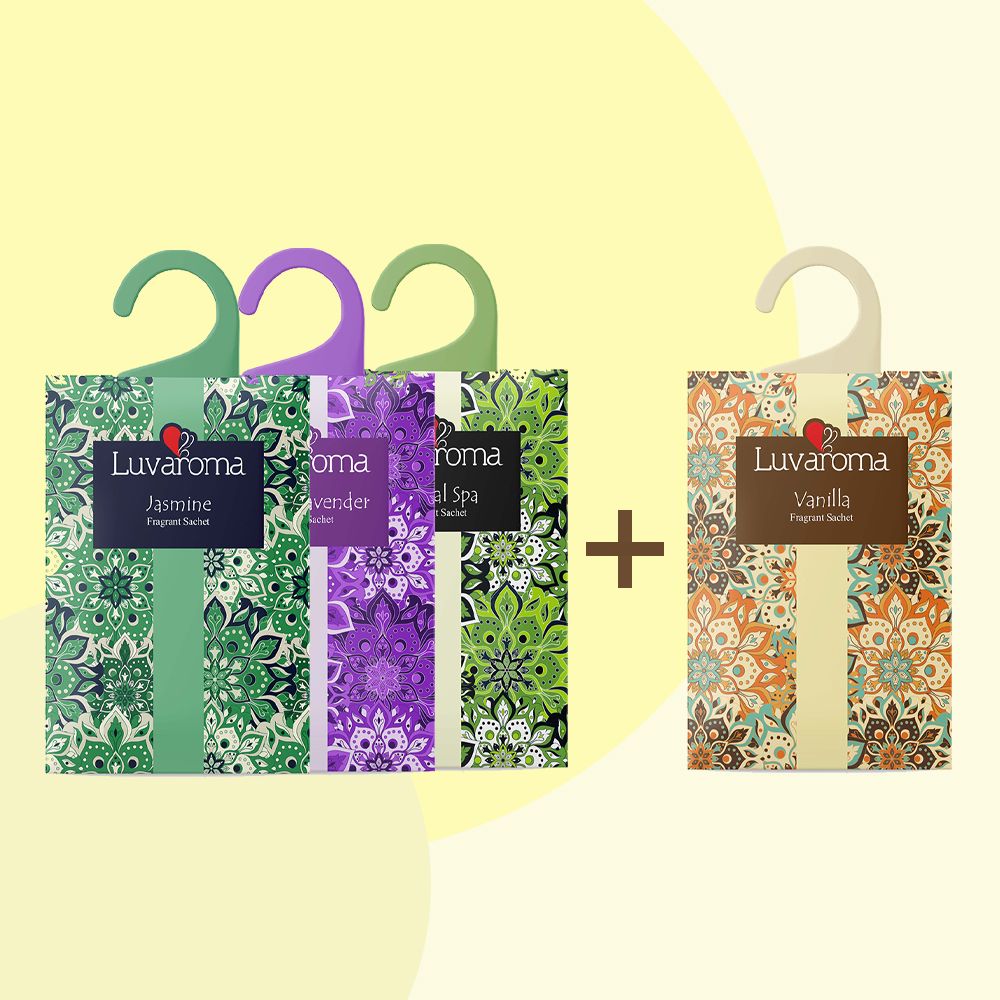 combo-of-4-fragrance-sachets-Jasmine-lavender-herbal-spa-vanilla