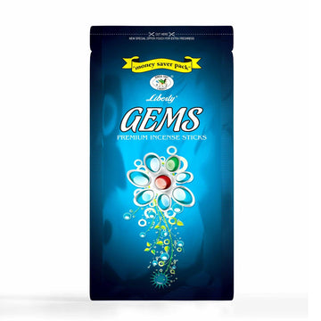 Gems Premium Incense Sticks Zipper Pouch