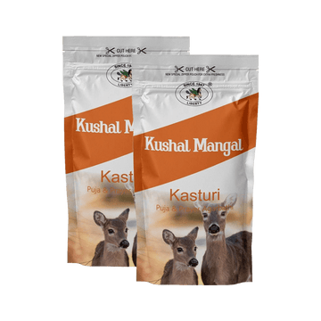 Kushal Mangal Kasturi Incense Sticks in Zipper Pack