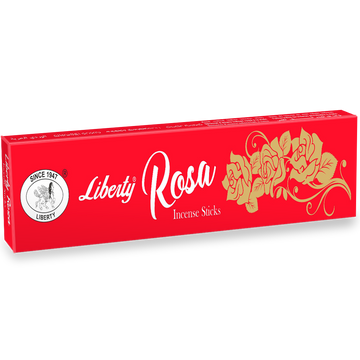 Liberty Rosa Incense Sticks Box