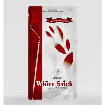 White Stick Incense Sticks Zipper Pouch