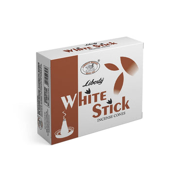 White Stick Incense Cones