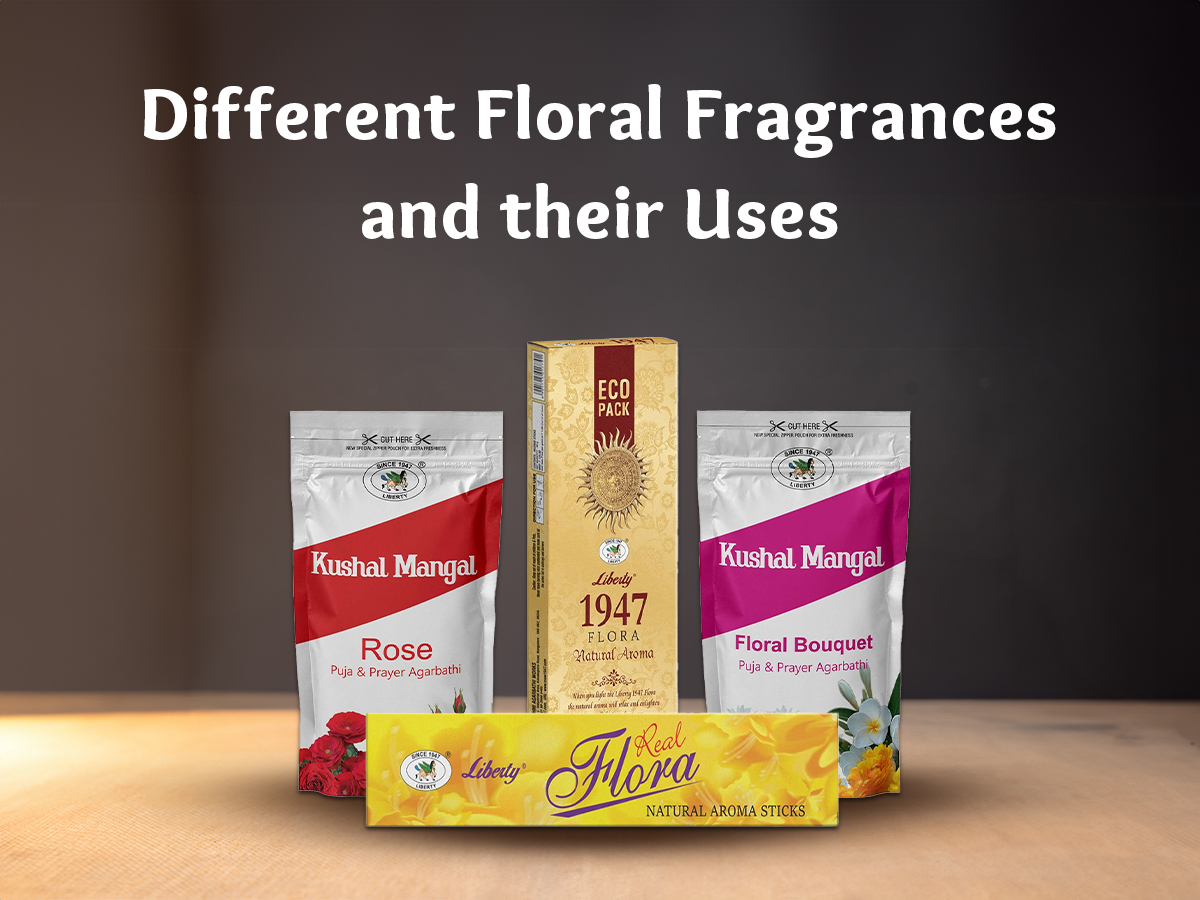 Different Floral Fragrances and their Uses